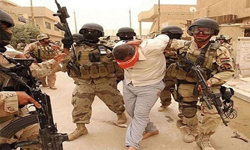 captura de un terrorista Capturados dos peligrosos líderes de Daesh en la provincia iraquí de Dialy